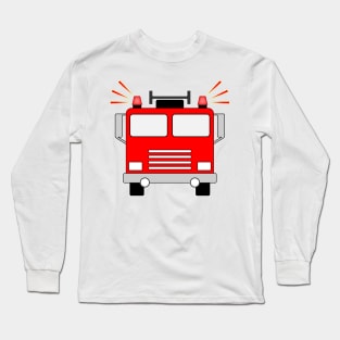 Fire Truck Long Sleeve T-Shirt